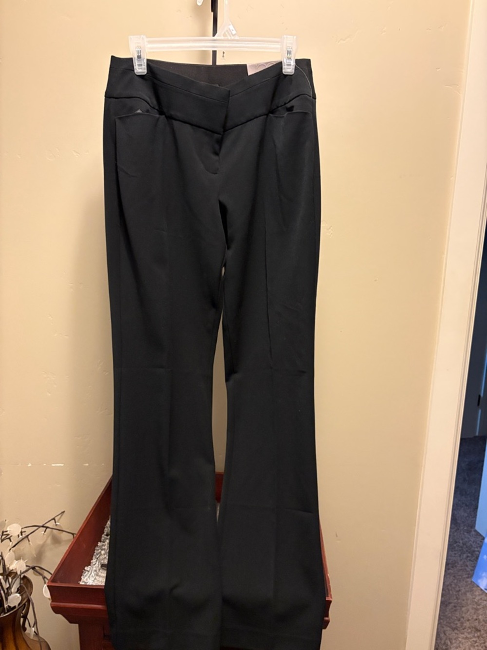 Maurice’s black dress pants.